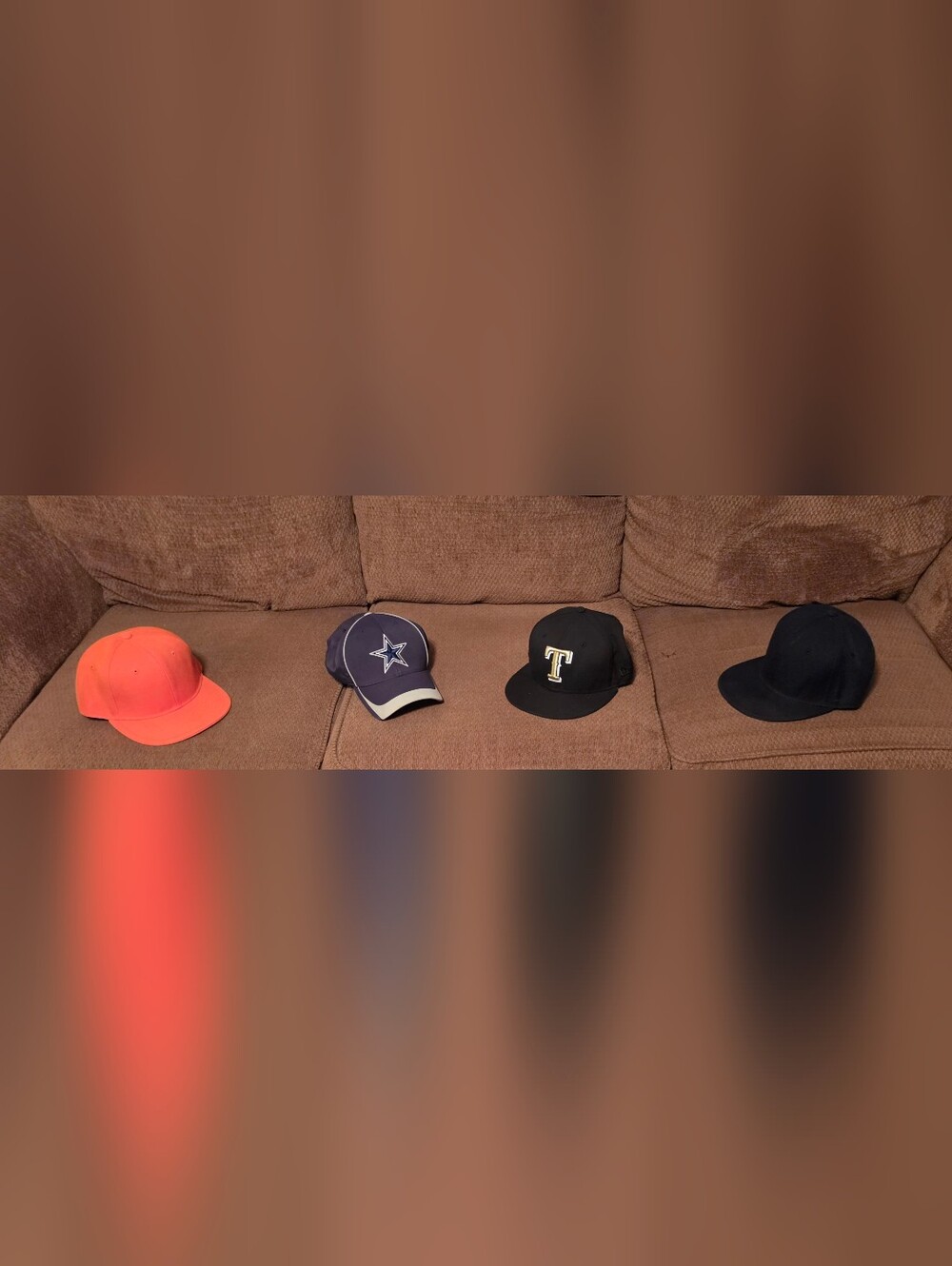 Dallas Cowboys Navy Cap & Black 'T' Logo Snapback Duo